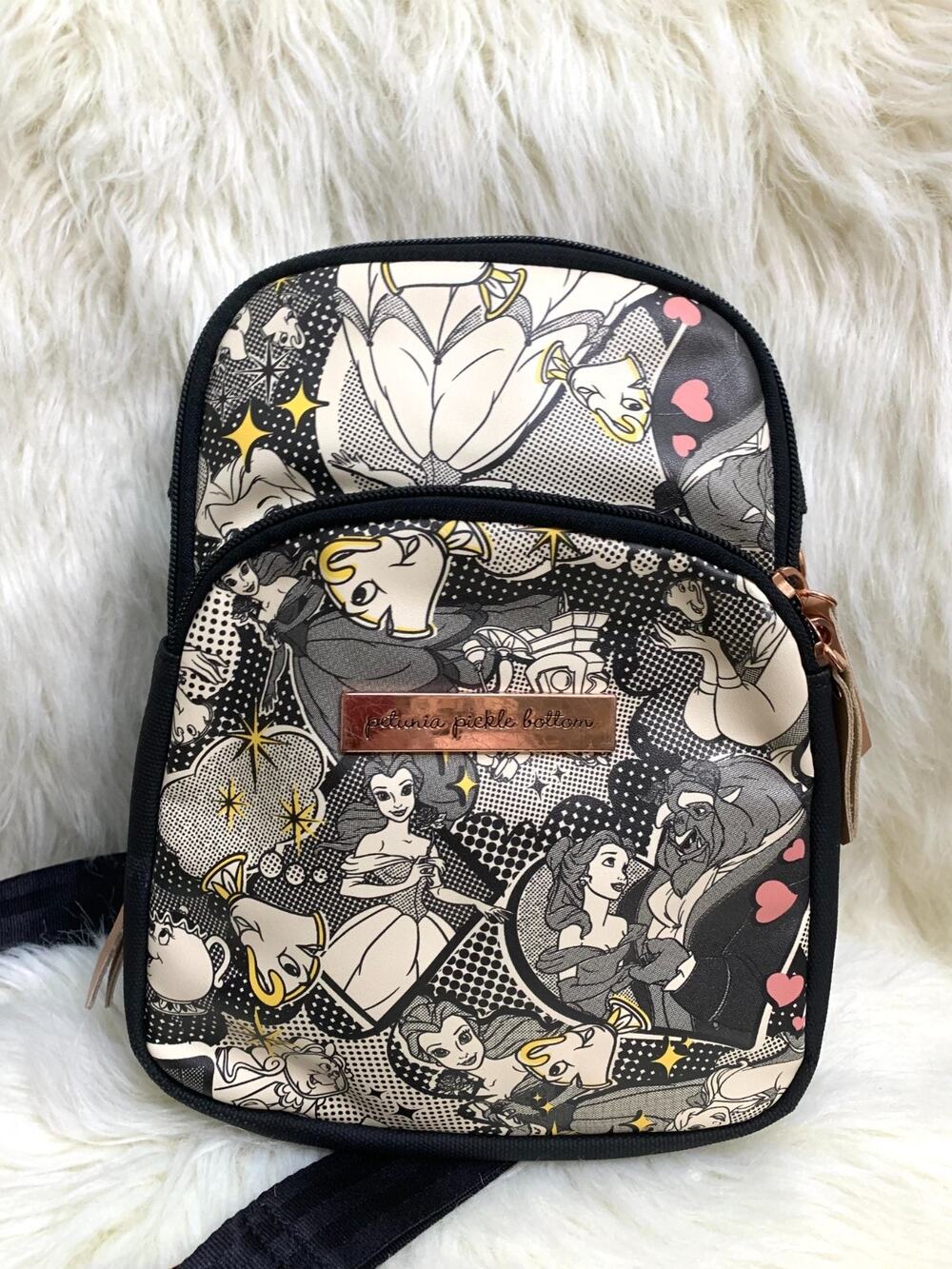 PETUNIA PICKLE BOTTOM Disney Baby Princess Beauty & The Beast Criss Cross Sling